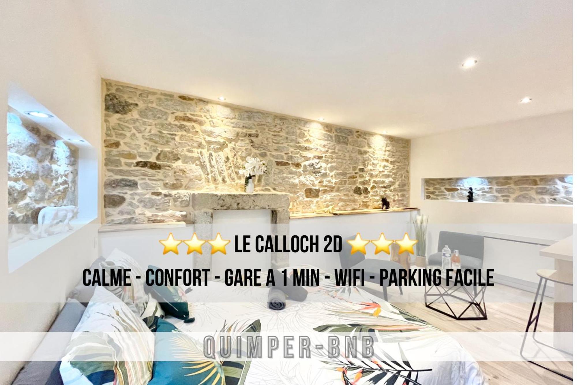 Le Calloch 2D - Studio 4 Etoiles - Quartier Gare - Wifi - Netflix Quimper Exterior foto